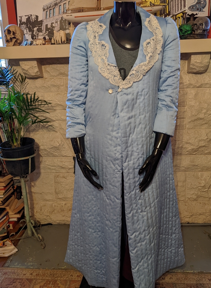 Eve Stillman Ny Vintage Quilted Dressing Gown